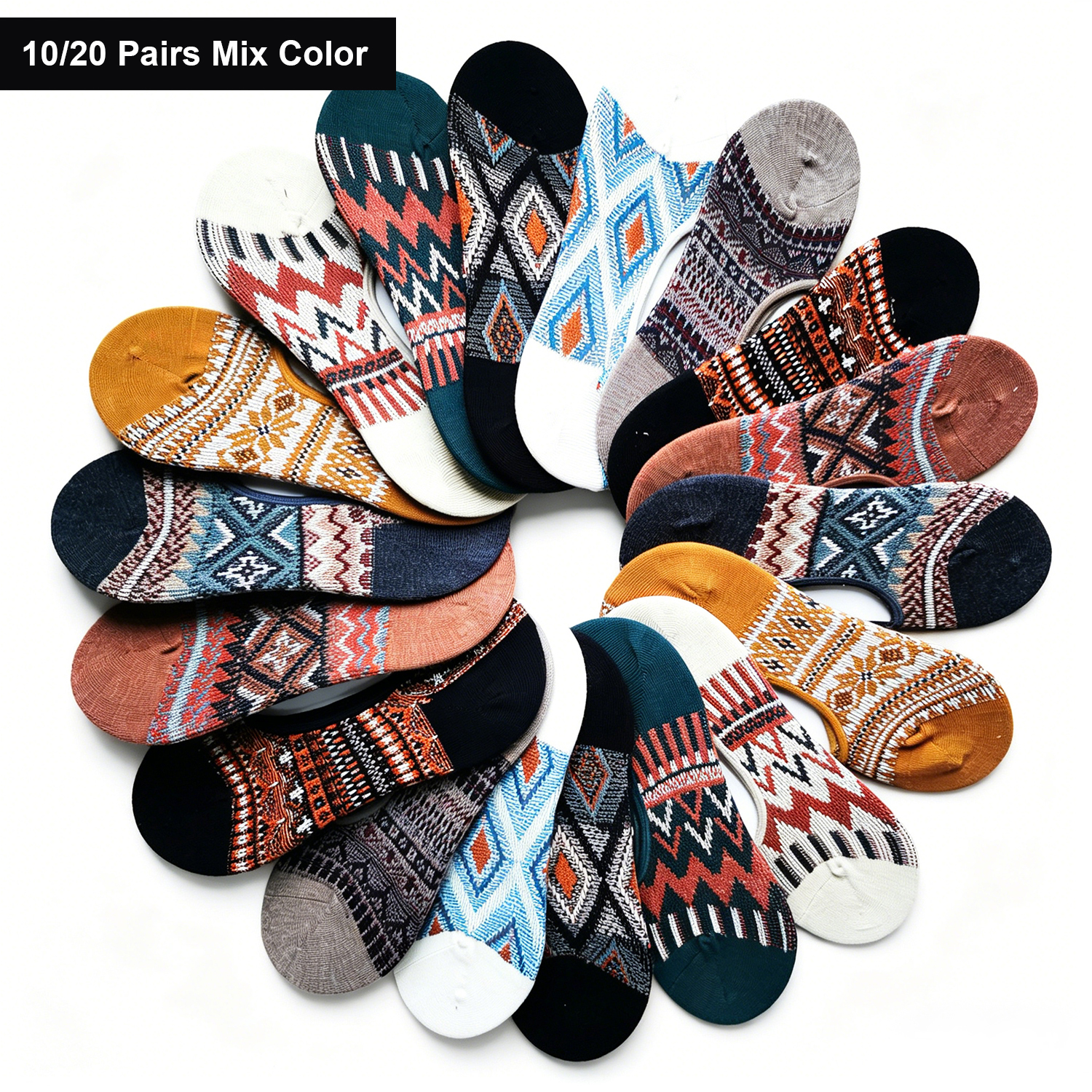 10/20 Pairs No Show Socks Men  - No Show Sock Women 리뷰 및 가격