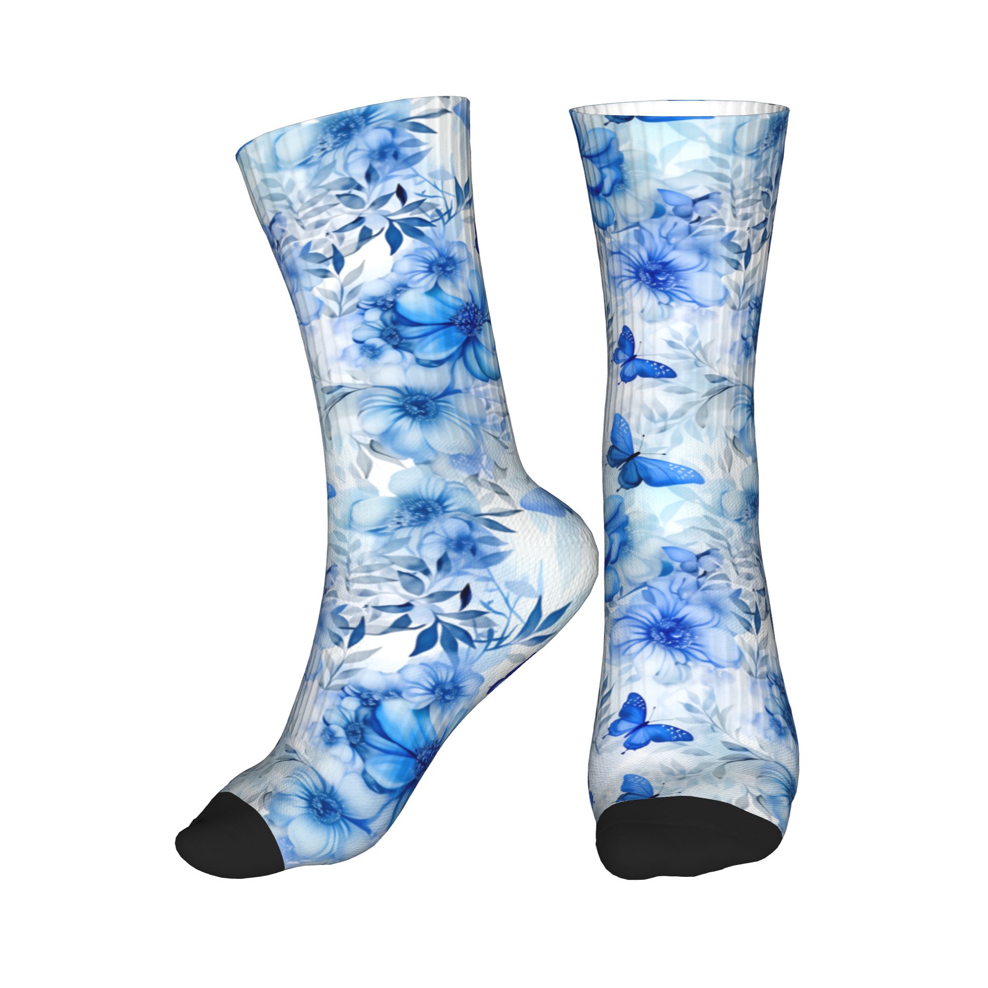 Blue Butterfly Ballet  Dress S - Dress Sock Men 리뷰 및 가격