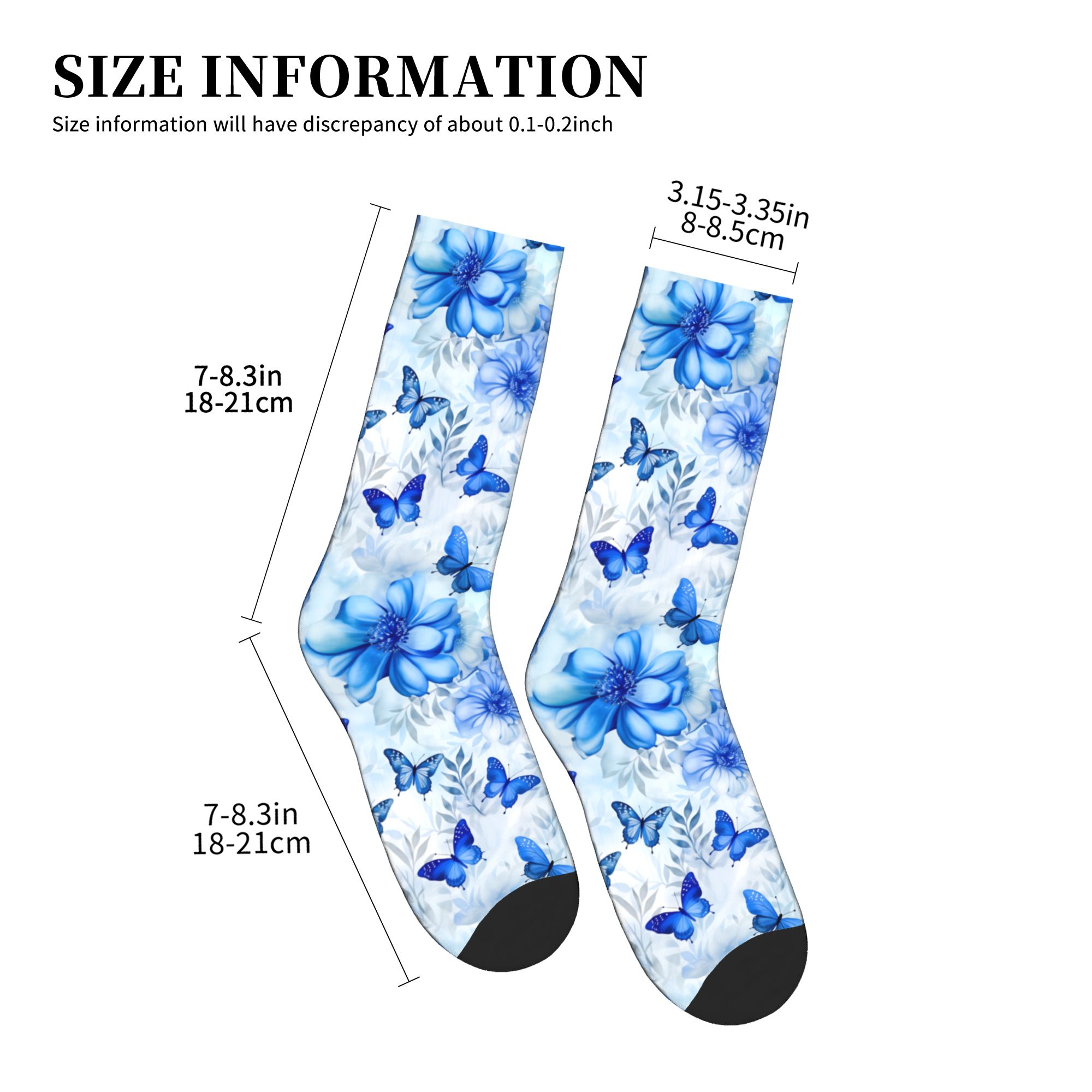 Blue Butterfly Ballet  Dress S - Dress Sock Men 리뷰 및 가격