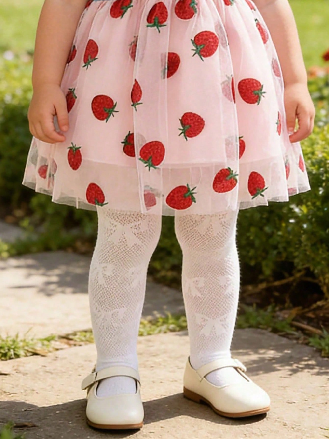 3/1 Pcs Girls White Bow Print  - Tights Pantyhose Sheer 리뷰 및 가격