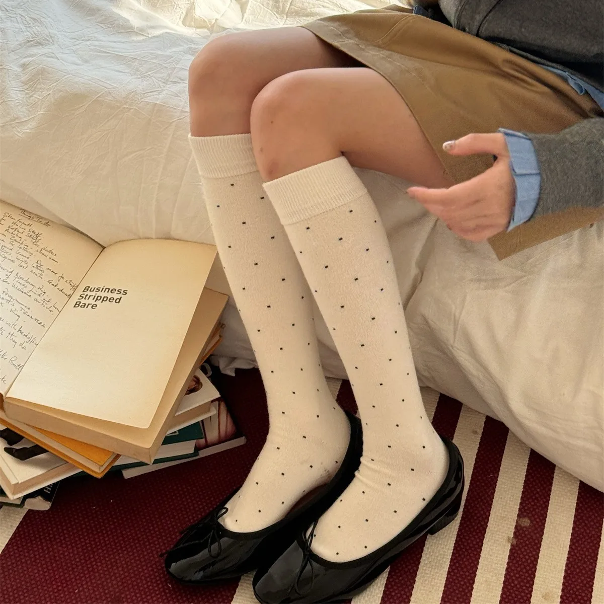 SP&CITY Winter Sweet Polka Dot - Silk Sock Bamboo 리뷰 및 가격
