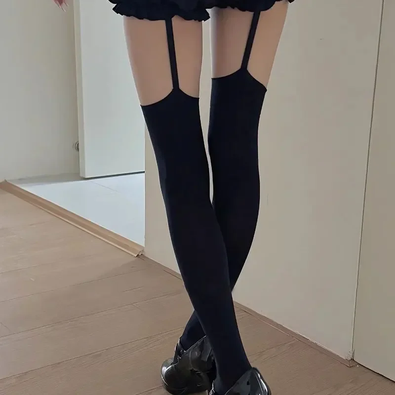 Gothic Cross Gyaru Stockings W - Knee High Sock Women 리뷰 및 가격