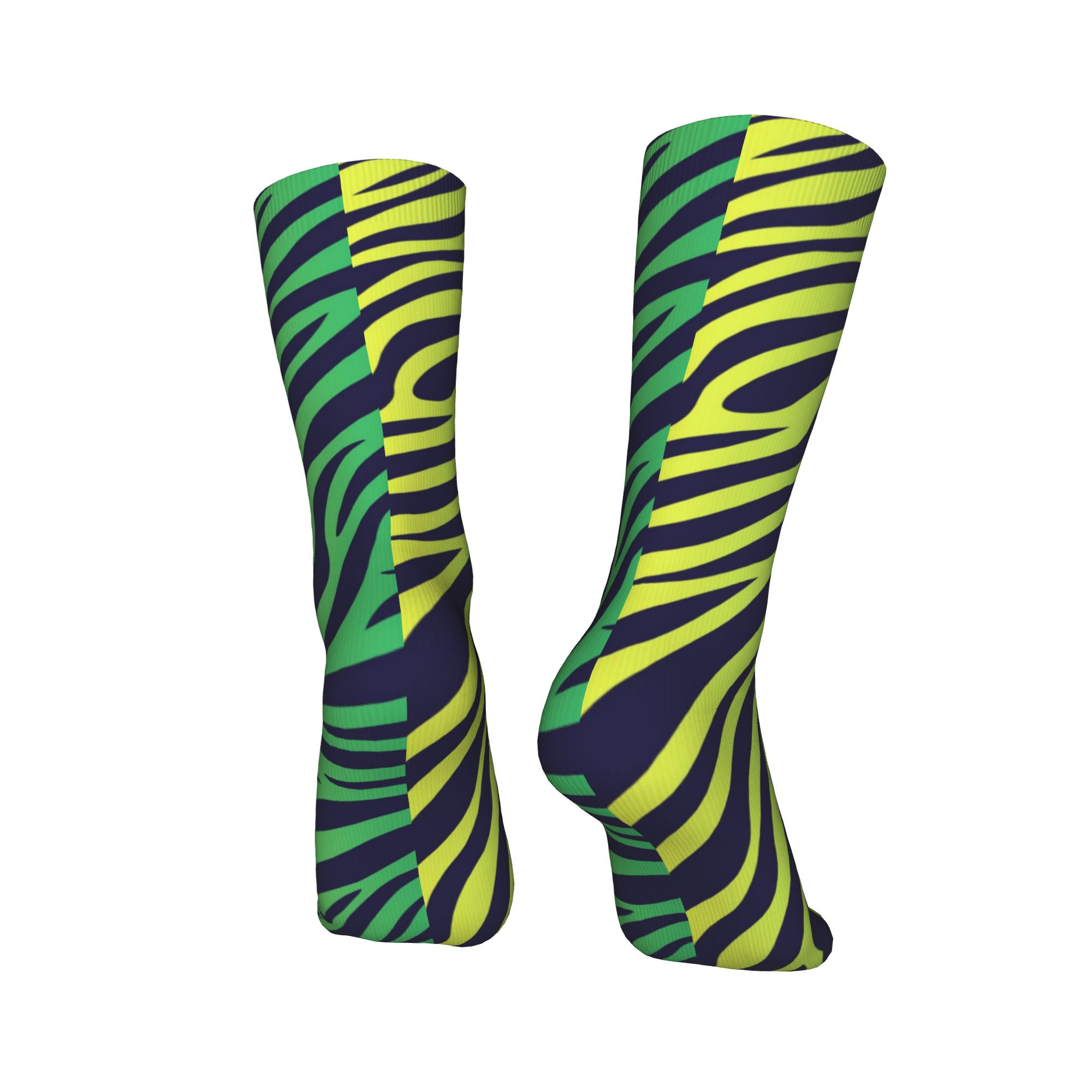 Colorful Tiger Zebra Skin Patt - Dress Sock Men 리뷰 및 가격