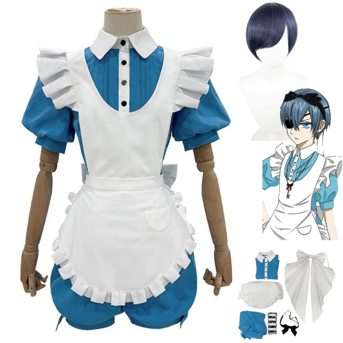 Anime Ciel Phantomhive Smile C - Dress Sock Men 리뷰 및 가격