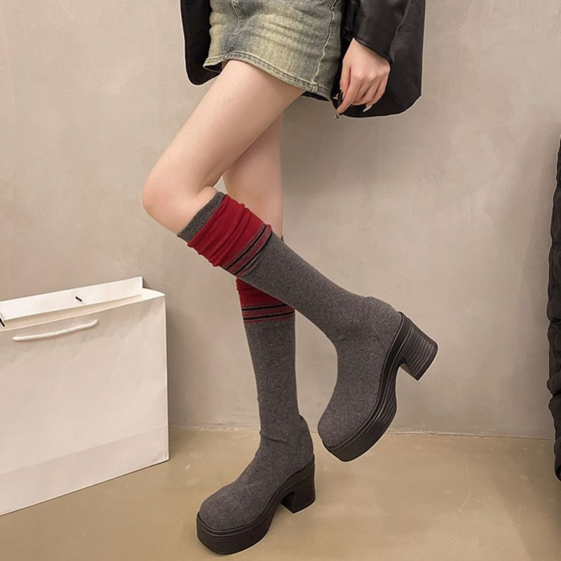 Korean Style Women 2025 Autumn - Knee High Sock Women 리뷰 및 가격