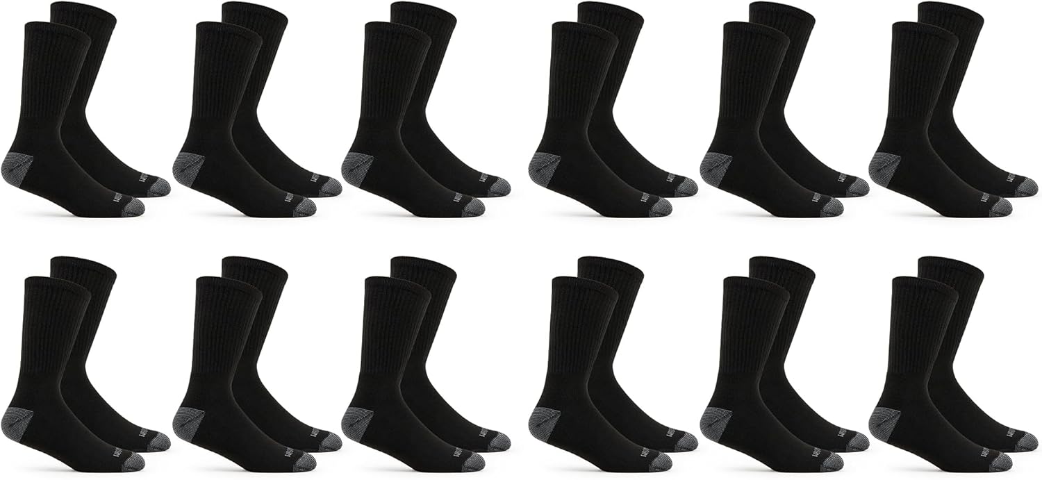 Men's Dual Defense Crew Socks  - Cotton Crew Sock Pack 리뷰 및 가격
