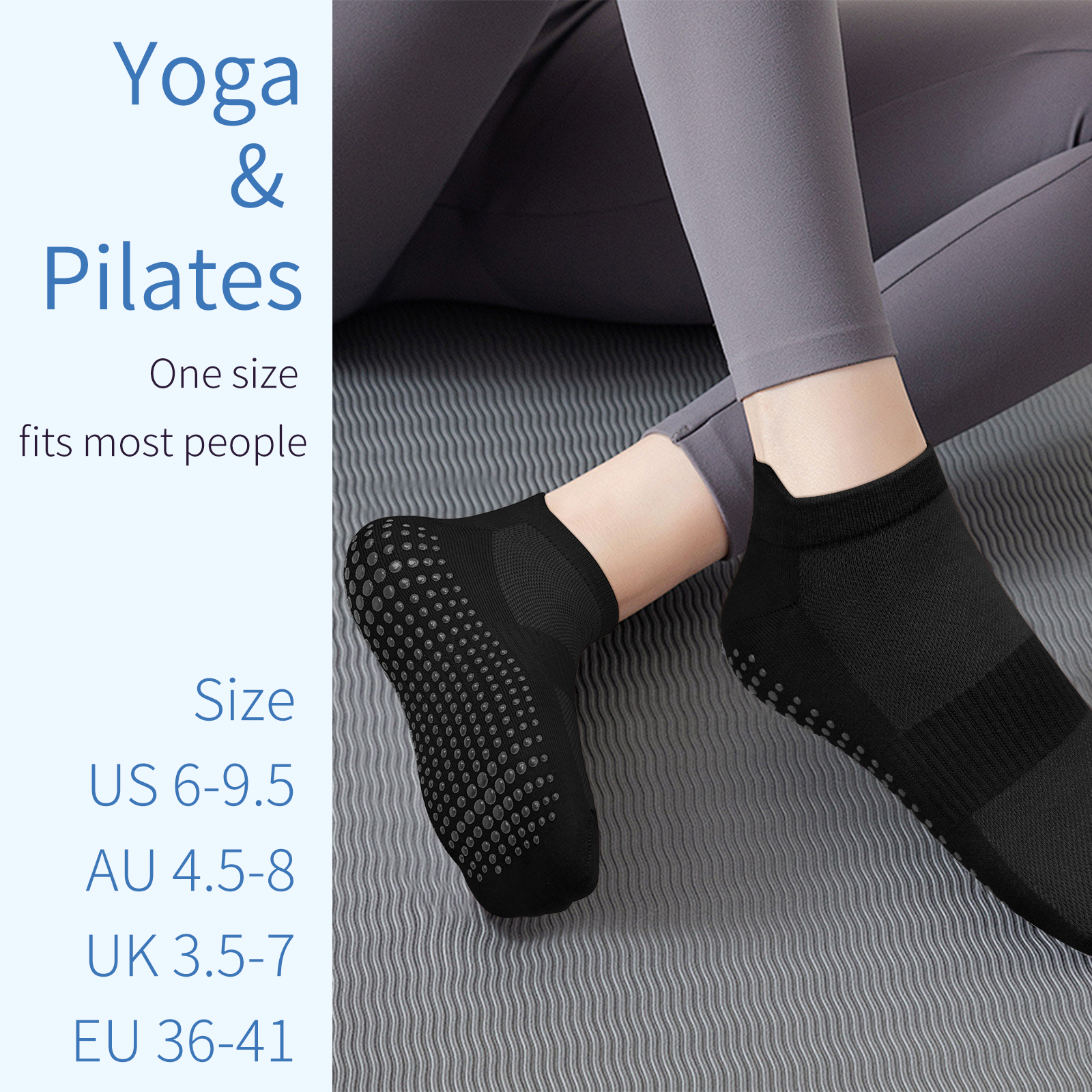 3 Pairs Yoga Socks Women Cotto - No Show Sock Women 리뷰 및 가격