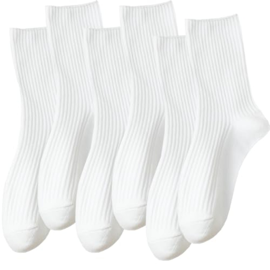 DOKUTOKU Womens Crew Socks Siz - Cotton Crew Sock Pack 리뷰 및 가격