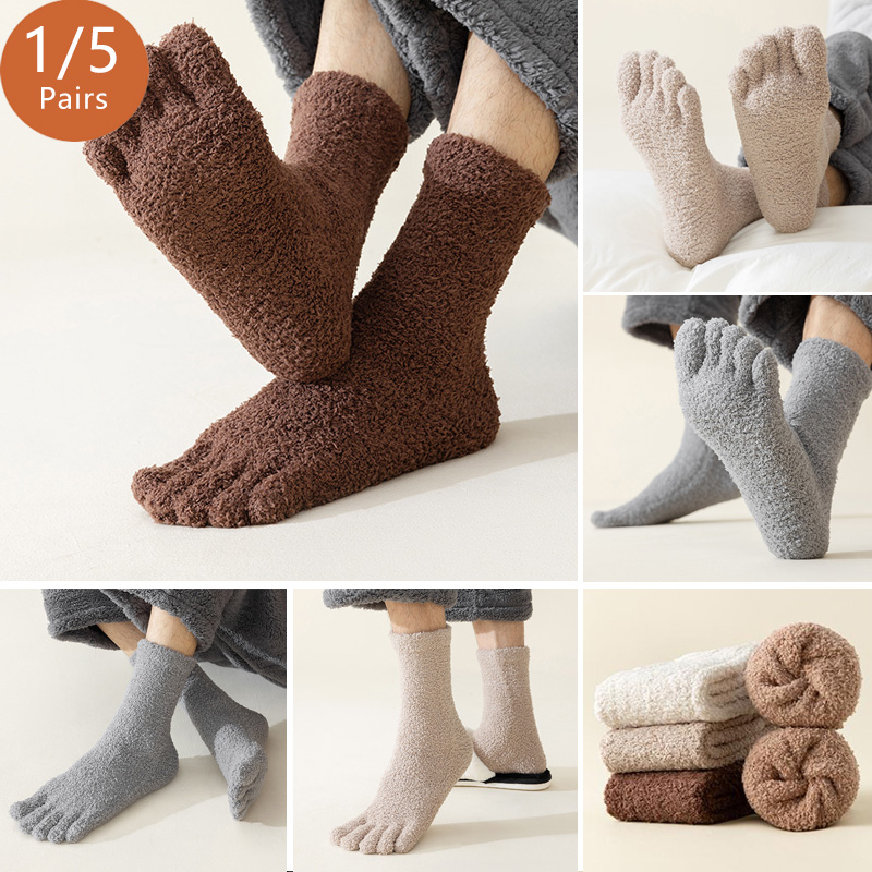 1/5 Pairs Mans Thermal Toe Soc - Thermal Sock Winter 리뷰 및 가격