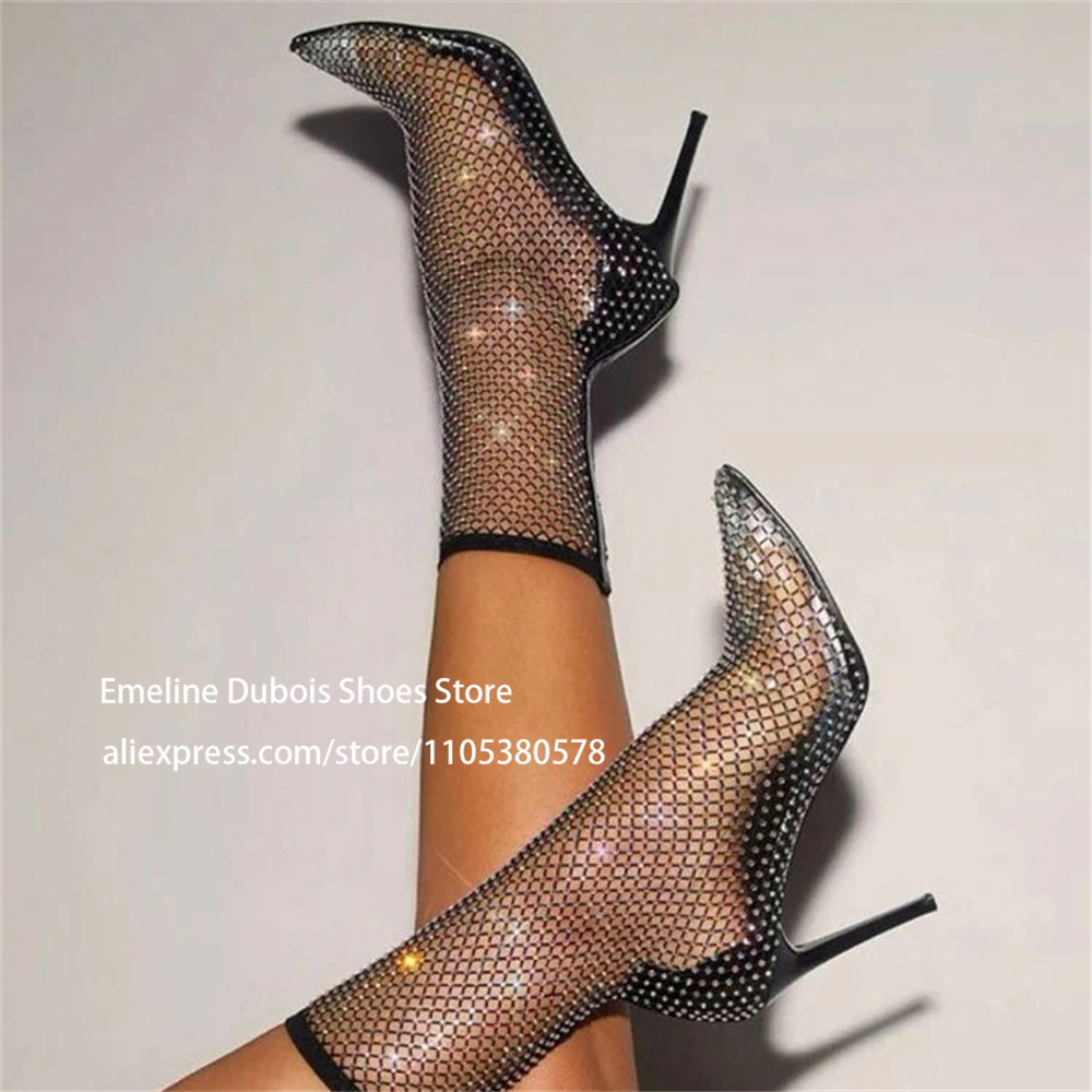 Rhinestones Fishnet Stocking S - Fishnet Stocking Women 리뷰 및 가격