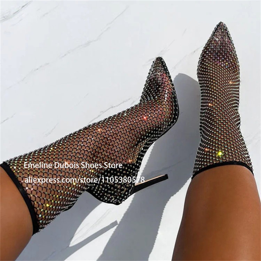 Rhinestones Fishnet Stocking S - Fishnet Stocking Women 리뷰 및 가격