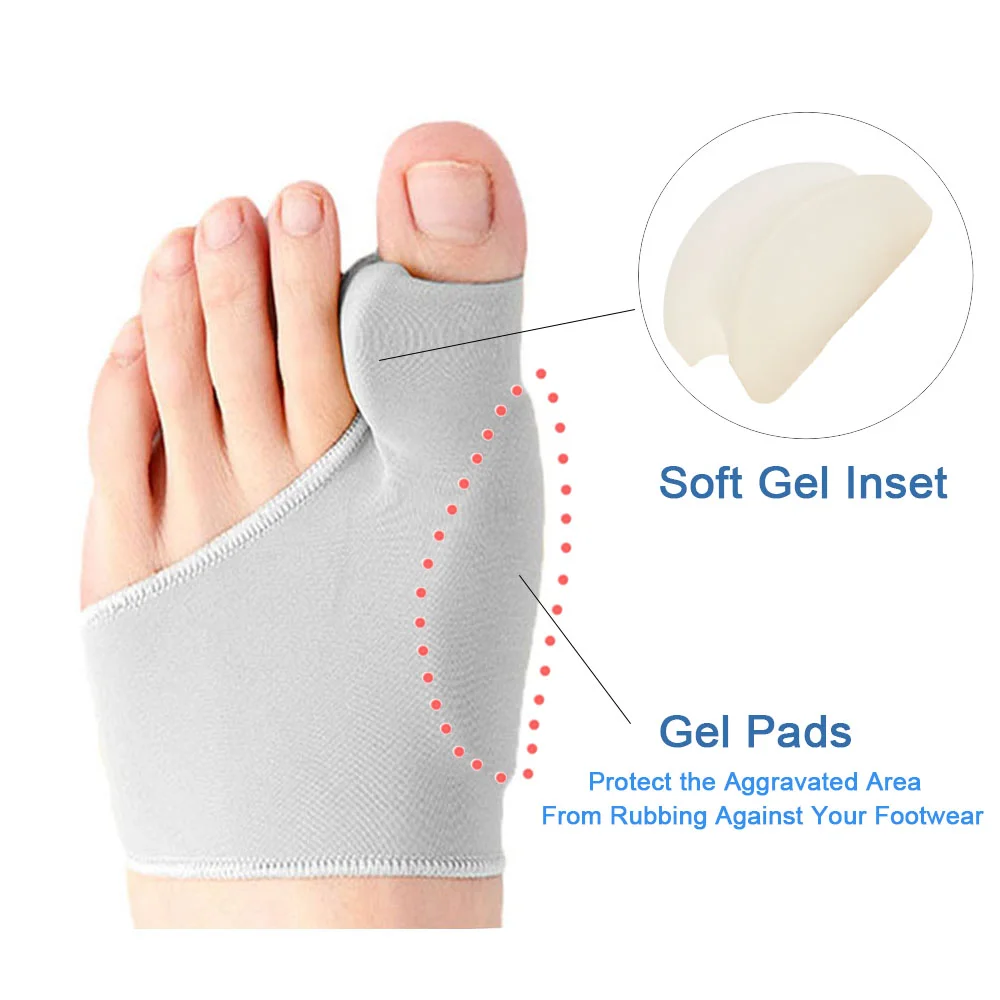 2Pcs Toe Separator Hallux Valg - Ankle Brace Sock 리뷰 및 가격